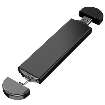 نوع C USB3.0 SSD هارد دیسک خارجی M.2 Nvme Sata طراحی رابط دوگانه برای لپ تاپ