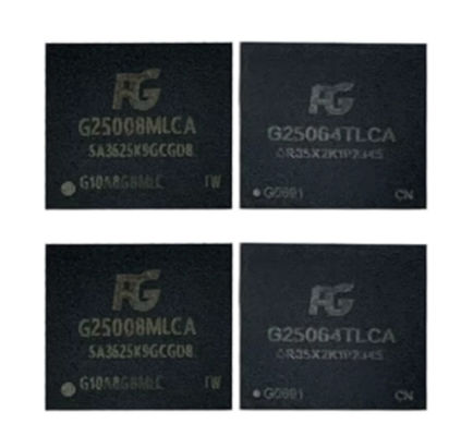 EMMC5.1 کارت حافظه EMMC 64GB 128GB تراشه های حافظه فلش برای صنایع خودرو