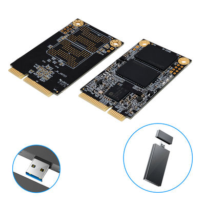 MSATA SSD تجاری درایو سخت جامد خارجی 128GB تا 2TB مقاومت در برابر ضربه
