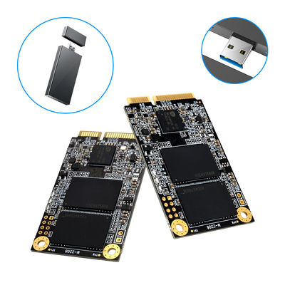 MSATA SSD تجاری درایو سخت جامد خارجی 128GB تا 2TB مقاومت در برابر ضربه