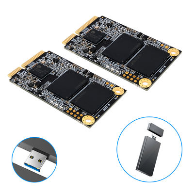 هارد دیسک MSATA SSD تجاری قابل حمل بدون سر و صدا 64GB تا 2TB انتقال سریع داده