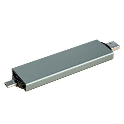 نوع C USB3.0 SSD هارد دیسک خارجی M.2 Nvme Sata طراحی رابط دوگانه برای لپ تاپ