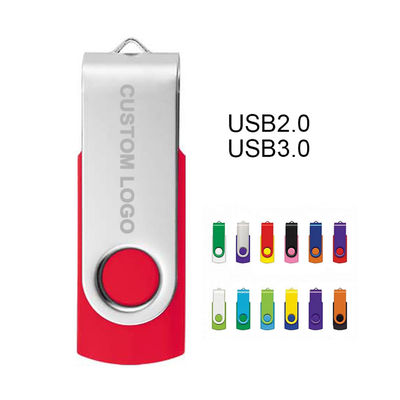 64g 32g 16g8g USB فلش حافظه دیسک 360 درجه چرخش فلش درایو شرکت لوگو