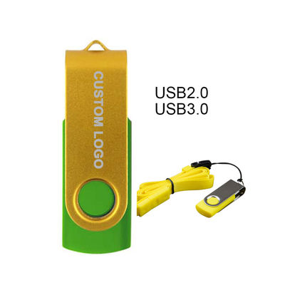 64g 32g 16g8g USB فلش حافظه دیسک 360 درجه چرخش فلش درایو شرکت لوگو